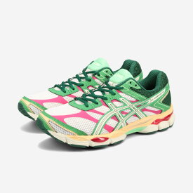 ASICS SPORTSTYLE GEL-CUMULUS 16 アシックス スポーツスタイル ゲル キュムラス 16 メンズ レディース スニーカー ローカット CREAM/IVORY グリーン 1203A763-100