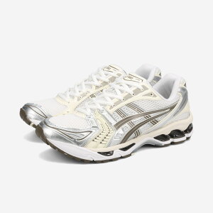 ASICS SPORTSTYLE GEL-KAYANO 14 �A�V�b�N�X �X�|�[�c�X�^�C�� �Q�� �J���m 14 �����Y ���f�B�[�X �X�j�[�J�[ ���[�J�b�g WHITE/IVORY �z���C�g 1203A537-111