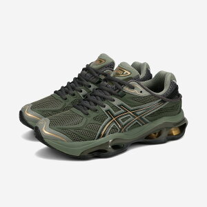 ASICS SPORTSTYLE GEL-KINETIC 2.0 �A�V�b�N�X �X�|�[�c�X�^�C�� �Q�� �L�l�e�B�b�N 2.0 �����Y �X�j�[�J�[ ���[�J�b�g OBSIDIAN GREY/OLIVE CANVAS �J�[�L�O���[�� 1203A678-025