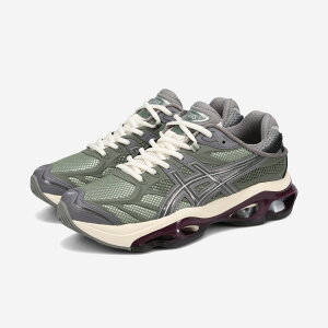 ASICS SPORTSTYLE GEL-KINETIC 2.0 �A�V�b�N�X �X�|�[�c�X�^�C�� �Q�� �L�l�e�B�b�N 2.0 �����Y �X�j�[�J�[ ���[�J�b�g LICHEN GREEN/BENIIMO PURPLE �O���[�� 1203A678-300