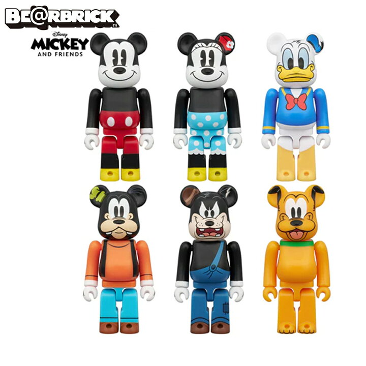 楽天市場】MEDICOM TOY BE@RBRICK CHASE MICKEY MOUSE & FRIENDS 