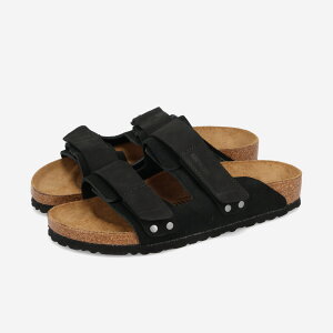 y}\SALEz BIRKENSTOCK UJI NUBUCK SUEDE LEATHER yNARROWz rPVgbN EW kobN/XG[hU[ i[tBbg fB[X T_ BLACK ubN BKS-1024832