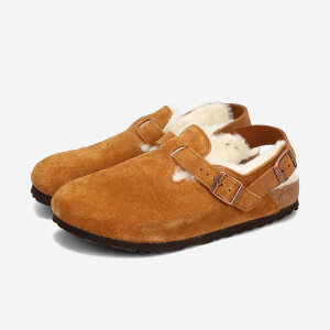 BIRKENSTOCK TOKIO SHEARLING SUEDE LEATHER yNARROWz rPVgbN gLI VAO XG[hU[ i[tBbg fB[X T_ MINK uE BKS-1028382