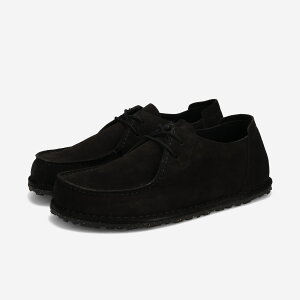 BIRKENSTOCK UTTI LACE SUEDE LEATHER -REGULAR- rPVgbN EbeB [X XG[h U[ M[tBbg Y T_ BLACK ubN BKS-1028597