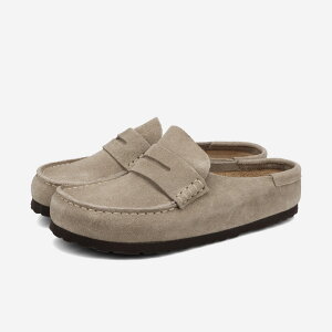 BIRKENSTOCK NAPLES WRAPPED SUEDE LEATHER -NARROW- �r���P���V���g�b�N �l�[�v���X ���b�v�h �X�G�[�h���U�[ �i���[�t�B�b�g ���f�B�[�X �T���_�� TAUPE �x�[�W�� BKS-1029710