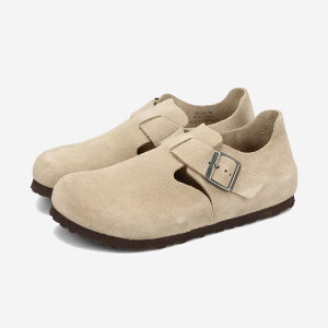 BIRKENSTOCK LONDON SUEDE LEATHER �i���[�t�B�b�g �r���P���V���g�b�N �����h�� �X�G�[�h���U�[ ���f�B�[�X �T���_�� TAUPE(1010504)