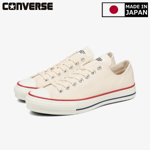 CONVERSE CANVAS ALL STAR J OX yMADE IN JAPANzy{z Ro[X I[X^[ J OX NATURAL WHITE