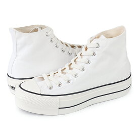 15時迄のご注文で即日発送可 CONVERSE ALL STAR (R) LIFTED HI コンバース オールスター (R) リフテッド HI メンズ レディース スニーカー ハイカット WHITE ホワイト 31309412