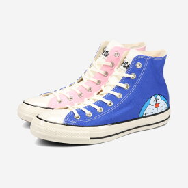 【プライスダウン】 CONVERSE ALL STAR AGED FP HI / DORAEMON コンバース オールスター エイジド FP HI / ドラえもん メンズ レディース スニーカー ハイカット BLUE/WHITE/PINK ブラック 31315000