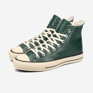 CONVERSE LEATHER ALL STAR J HI Ro[X U[ I[X^[ J HI Y fB[X Xj[J[ nCJbg { DEEP GREEN J[LO[ 31316730