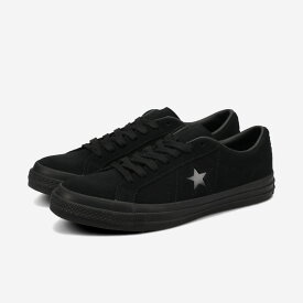 【プライスダウン】 CONVERSE ONE STAR SUEDE コンバース ワンスター スエード メンズ レディース スニーカー ローカット BLACKMONOCHROME ブラック 33702081