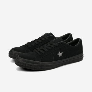 CONVERSE ONE STAR SUEDE Ro[X X^[ XG[h Y fB[X Xj[J[ [Jbg BLACKMONOCHROME ubN 33702081