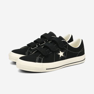 CONVERSE ONE STAR SUEDE V-3 �R���o�[�X �����X�^�[ �X�G�[�h V-3 �����Y ���f�B�[�X �X�j�[�J�[ ���[�J�b�g BLACK �u���b�N 33702990