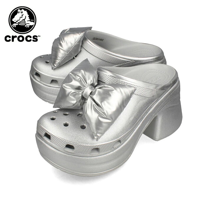 楽天市場】CROCS SIREN METALLIC BOW CLOG クロックス サイレン 