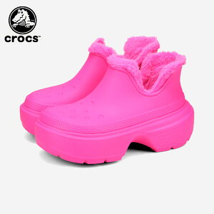 yvCX_Ez CROCS STOMP SHORTY BOOT NbNX Xgv V[eB[ u[c Y fB[X u[c PINK CRUSH sN 210673-6TW