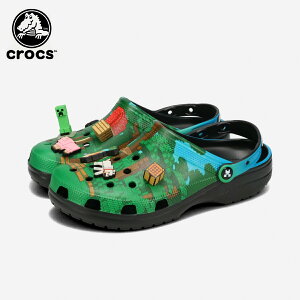 CROCS CLASSIC CLOG ×MINECRAFT NbNX NVbN NbO × }CNtg Y fB[X T_ MULTI }`J[ 210829-90H