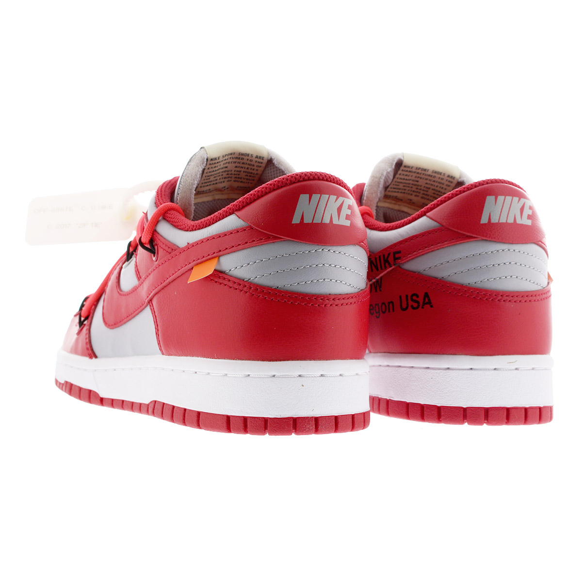 NIKE DUNK LOW LTHR 【OFF-WHITE】 ナイキ ダンク ロー レザー UNIVERSITY RED/WOLF GREY  ct0856-600 | SELECT SHOP LOWTEX