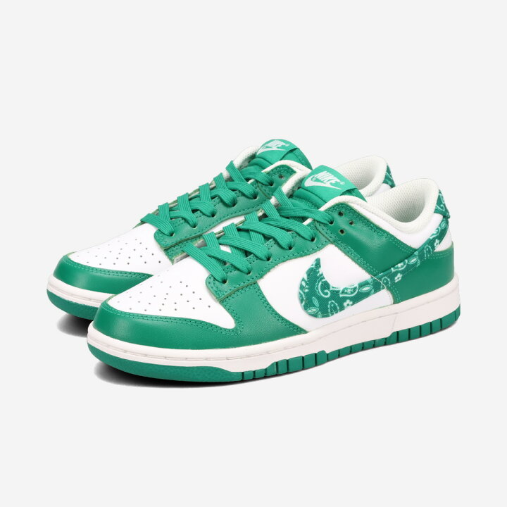楽天市場】NIKE WMNS DUNK LOW ESSENTIAL 【GREEN PAISLEY】 ナイキ  
