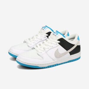 NIKE SB ZOOM DUNK LOW PRO WHITE/BLACK/NEUTRAL GREY/LASER BLUE bq6817-101