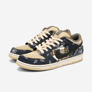 NIKE SB DUNK LOW PRM QS �yTRAVIS SCOTT�z �i�C�L SB �_���N ���[ �v���~�A�� QS BLACK/BLACK/PARACHUTE BEIGE ct5053-001