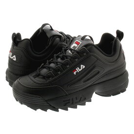 [要エントリーで最大P15倍 4/24(水)20:00～4/27(土)9:59] FILA DISRUPTOR II フィラ ディスラプター 2 BLACK f0540-0025