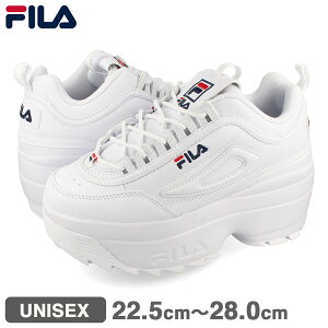 FILA DISRUPTOR II WEDGE tB fBXv^[ 2 EFbW fB[X Y [Jbg  WHITE/NAVY/RED zCg WFW22044 125
