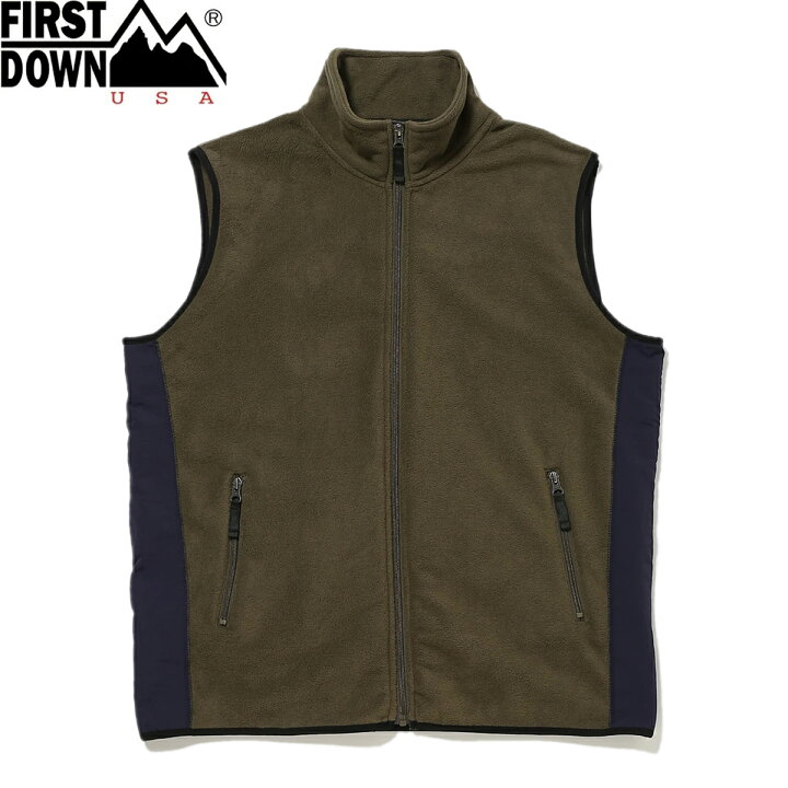 楽天市場】【決算SALE】 FIRST DOWN MICRO FLEECE VEST ファースト 