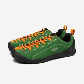 KEEN JASPER キーン ジャスパー メンズ スニーカー ローカット FOREST ELF/ORANGE PEPPER グリーン 1029404