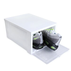 KICKS LAB. SHOE STORAGE BOX 1 BOX SET �L�b�N�X���{ �V���[�X�g���[�W �{�b�N�X1BOX WHITE