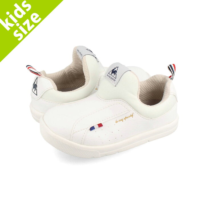 楽天市場 Le Coq Sportif La Roland F Enfant ルコック スポルティフ La ローラン F White Navy キッズ スニーカー 子ども 子供 靴 スリッポン 軽量 Ql5ujc52wn Select Shop Lowtex