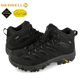 15時までのご注文で即日発送 MERRELL MOAB 3 SYNTHETIC MID GORE-TEX M メレル モアブ3 シンセティック ミッド ゴアテックス メンズ トレッキング シューズ ウォータープルーフ 防水性 VIBRAMソール TRIPLE BLACK トリプルブラック J500249