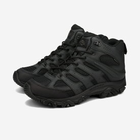 【展開店舗限定モデル】 【プライスダウン】 MERRELL MOAB 3 TACTICAL MID WP メレル モアブ 3 タクティカル ミッド ウォータープルーフ メンズ スニーカー ミッドカット BLACK ブラック J003911