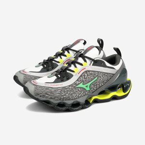 MIZUNO WAVE PROPHECY 13.2 �~�Y�m �E�G�[�u �v���t�F�V�[ 13.2 �����Y �X�j�[�J�[ ���[�J�b�g QUIET SHADE/VIBRANT GREEN/GF WHITE �O���[ D1GA261301