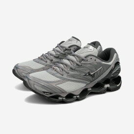 【20%OFF】 MIZUNO WAVE PROPHECY LS ミズノ ウェーブ プロフェシー LS メンズ スニーカー ローカット LIGHT GRAY グレー D1GA333704