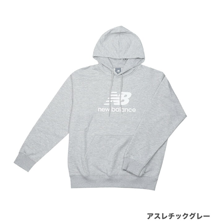 楽天市場】NEW BALANCE SPORT ESSENTIALS STACKED LOGO SWEAT HOODIE 