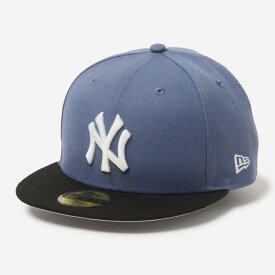 NEW ERA 59FIFTY NEW YORK YANKEES Powered by GORO NAKATSUGAWA（MIN-NANO） ニューエラ 59FIFTY ニューヨーク・ヤンキース 中津川吾郎 ミンナノ メンズ レディース キャップ 帽子 STRAIGHT/BLACK ブルー 14703382