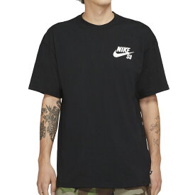 [要エントリーで最大P15倍 4/24(水)20:00～4/27(土)9:59] NIKE SB LOGO S/S TEE ナイキ スケートボーディング ロゴ Tシャツ BLACK/WHITE dc7817-010 【追跡可能メール便・日時指定不可】