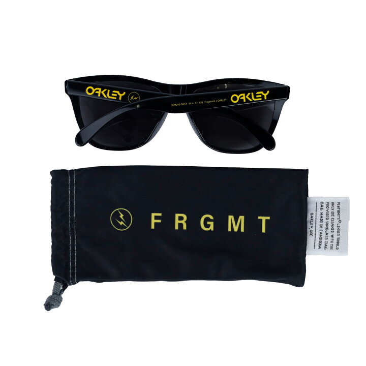 新品】オークリー × フラグメント 2023 Frogskins / イエロー