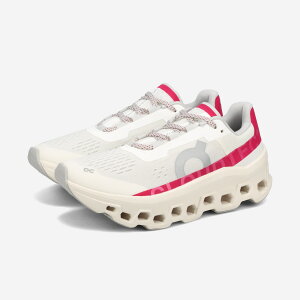 �y10%OFF�z ON CLOUDMONSTER (W) �I�� �N���E�h�����X�^�[ ���f�B�[�X �X�j�[�J�[ ���[�J�b�g IVORY/GRENADINE �z���C�g 3WD10104038