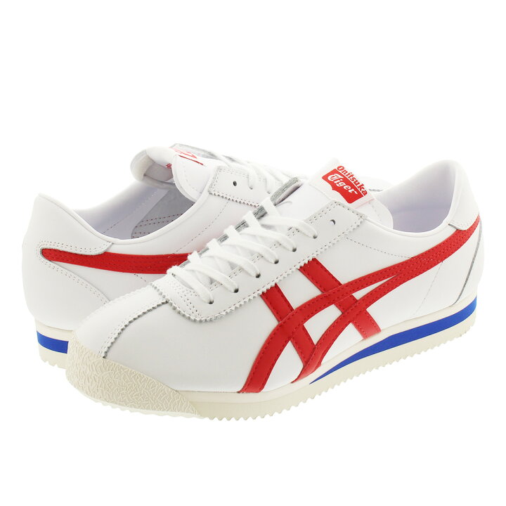 楽天市場 Onitsuka Tiger Tiger Corsair オニツカタイガー タイガー コルセア White Classic Red 11b397 100 Select Shop Lowtex