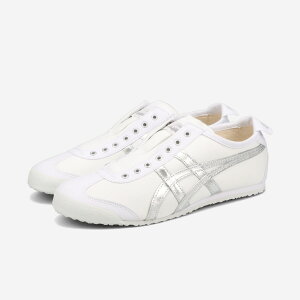 Onitsuka Tiger MEXICO 66 SLIP-ON IjcJ^CK[ LVR 66 Xb| WHITE/PURE SILVER 1183a962-101