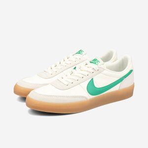 NIKE KILLSHOT 2 LEATHER iCL LVbg 2 U[ SAIL/LUCID GREEN/GUM YELLOW Y Xj[J[ U[ zCg O[ 432997-111