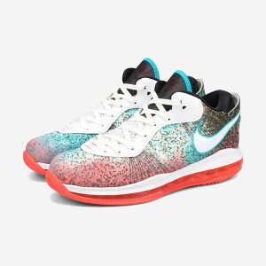�y10,000�~�ψ�SALE�z NIKE LEBRON VIII V/2 LOW �yMIAMI NIGHTS�z �i�C�L ���u���� 8 V2 ���[ WHITE/SOLAR RED/GLASS BLUE/WHITE dj4436-100
