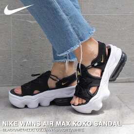 15時までのご注文で即日発送 NIKE WMNS AIR MAX KOKO SANDAL ナイキ ウィメンズ エア マックス ココ サンダル レディース スニーカー 厚底 BLACK/METALLIC GOLD/ANTHRACITE/WHITE ブラック ホワイト CI8798-002