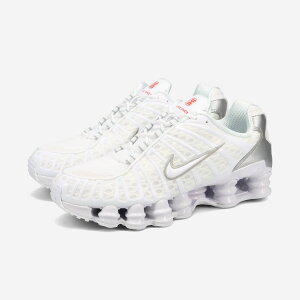 NIKE WMNS SHOX TL iCL EBY VbNX TL Y Xj[J[ [Jbg WHITE/WHITE/METALLIC SILVER/MAX ORANGE zCg ar3566-100