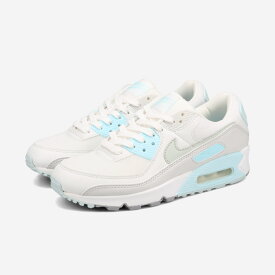 NIKE WMNS AIR MAX 90 ナイキ ウィメンンズ エア マックス 90 レディース スニーカー ローカット WHITE/GLACIER BLUE/WOLF GREY/LIGHT SILVER ホワイト DH8010-104