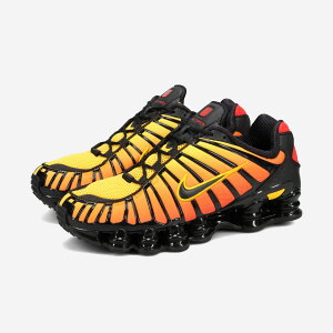 NIKE SHOX TL -SUNRISE- �i�C�L �V���b�N�X TL -�T�����C�Y- �����Y �X�j�[�J�[ ���[�J�b�g BLACK/BLACK/AMARILLO/UNIVERSITY RED �I�����W AV3595-004