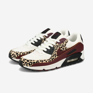 NIKE WMNS AIR MAX 90 -LEOPARD- iCL EBY GA }bNX 90 -Ip[h- Y fB[X Xj[J[ [Jbg SAIL/BURGUNDY CRUSH/VELVET BROWN }`J[ IF1619-102