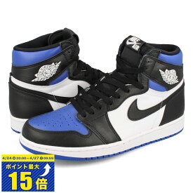 [要エントリーで最大P15倍 4/24(水)20:00～4/27(土)9:59] NIKE AIR JORDAN 1 RETRO HIGH OG 【ROYAL TOE】 ナイキ エア ジョーダン 1 レトロ ハイ OG BLACK/WHITE/GAME ROYAL 555088-041