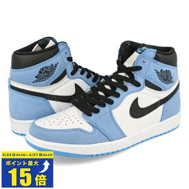 [要エントリーで最大P15倍 4/24(水)20:00～4/27(土)9:59] NIKE AIR JORDAN 1 RETRO HIGH OG ナイキ エア ジョーダン 1 レトロ ハイ OG WHITE/UNIVERSITY BLUE/BLACK 555088-134